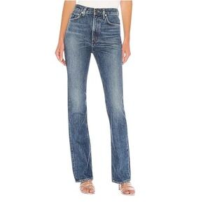 Agolde Women's High-Rise Flare Jeans in Medium Blue Wash